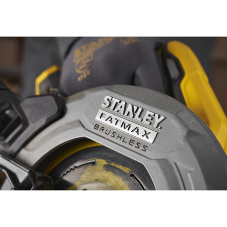 Stanley fatmax v20 18v cirkelzaag 190mm handcirkelzaag (zwart geel, accu en oplader inbegrepen, met koffer)