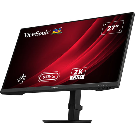 Viewsonic vg2709-2k-mhdu-2 27 monitor (zwart, 1x displayport, 1x hdmi, 1x usb-c, 2x usb-a)