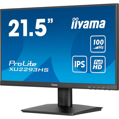 Iiyama prolite xu2293hs-b6 21.5 monitor (zwart (mat), 1x displayport, 1x hdmi)