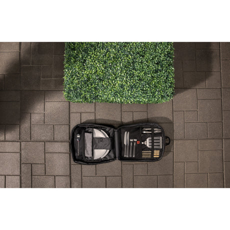 Weber portable tools travel backpack rugzak (zwart)