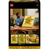 Lego art vincent van gogh – zonnebloemen bouwpakket voor volwassenen en wanddecoratie 31215