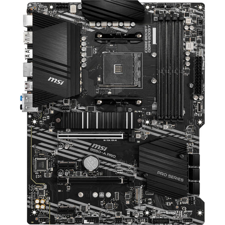 Msi b550-a pro socket am4 moederbord (zwart, raid, gb-lan, sound, atx)