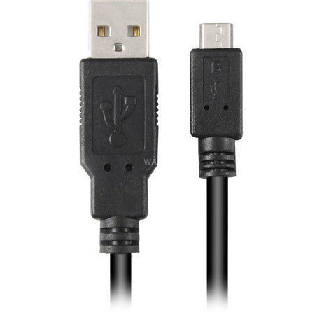 Sharkoon usb-a 2.0 > micro usb-b kabel (zwart, 1,5 meter)