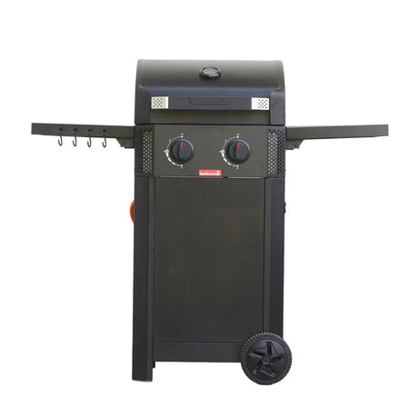 Barbecook luca 210 gasbarbecue met zijtafels (zwart)
