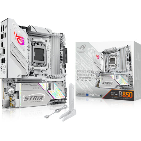 Asus rog strix b850-g gaming wifi socket am5 moederbord (2.5gb-lan, wi-fi 7, bt, sound, µatx)