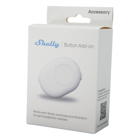 Shelly button add-on schakelaar (wit)