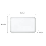 Mill steel wifi paneelverwarming pa700wifi4, 700 watt convector (wit, wifi 2,4 ghz (wifi 6), bluetooth 5.2, zigbee 3.0 + app)