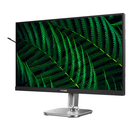 Philips 27b2g5200 27 monitor (zilver zwart, 1x displayport, 1x hdmi, 1x vga, 4x usb-a)
