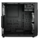 Sharkoon vg6-w rgb midi tower behuizing (zwart | 4x usb-a | rgb | window)