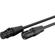 Goobay xlr-aansluitkabel (zwart, 5 meter)