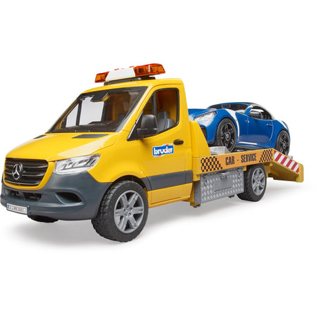 Bruder mercedes benz sprinter auto transport en roadster modelvoertuig (02675)
