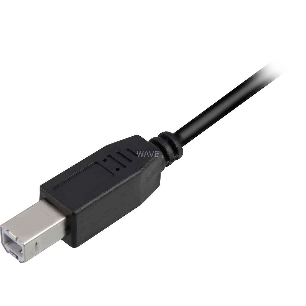 Sharkoon usb-a 2.0 > usb-b kabel (zwart, 2 meter)