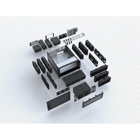 Silverstone rm61-312, rack, serverbehuizing (zwart | 6u)