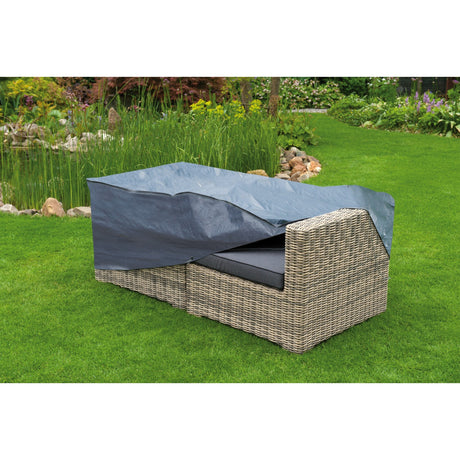 Nature tuinmeubelafdekhoes voor 2-zits loungebank afdekking (grijs, 6031600)