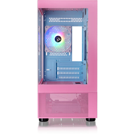 Thermaltake view 170 tg argb mini tower behuizing (roze | 2x usb-a | rgb | tempered glass)