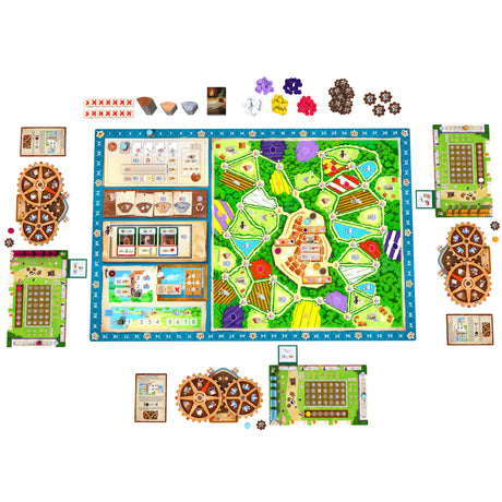 Asmodee board dice windmill valley - nederlandstalig bordspel voor 1-4 spelers