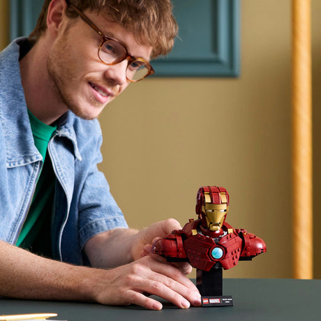 Lego super heroes marvel 76327 iron man mk4 buste