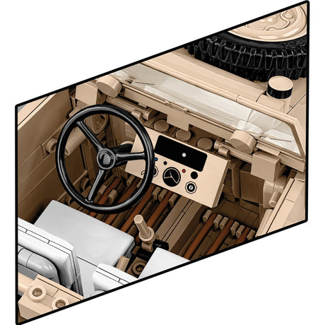 Cobi historical collection - kübelwagen personenkraftwagen typ 82 constructiespeelgoed (schaal 1:12)
