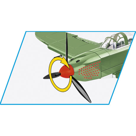 Cobi historical collection - bell p-39q airacobra constructiespeelgoed (schaal 1:32)