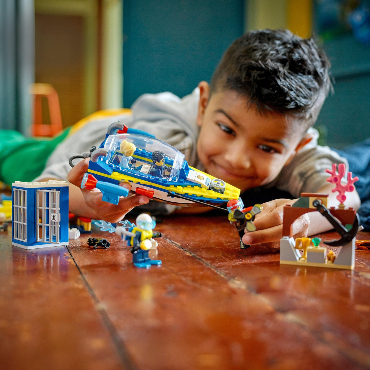 Lego city - waterpolitie recherchemissies constructiespeelgoed (60355)
