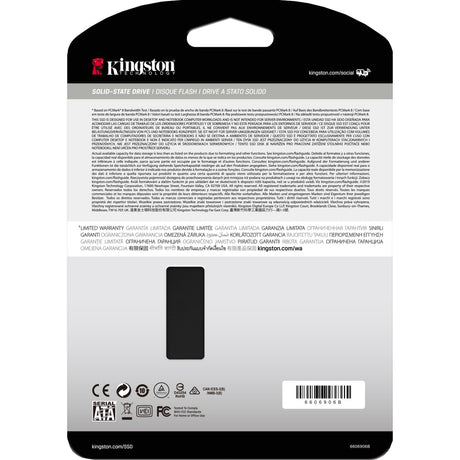 Kingston kc600 2048 gb ssd (zwart, skc600 2048g, sata 600)