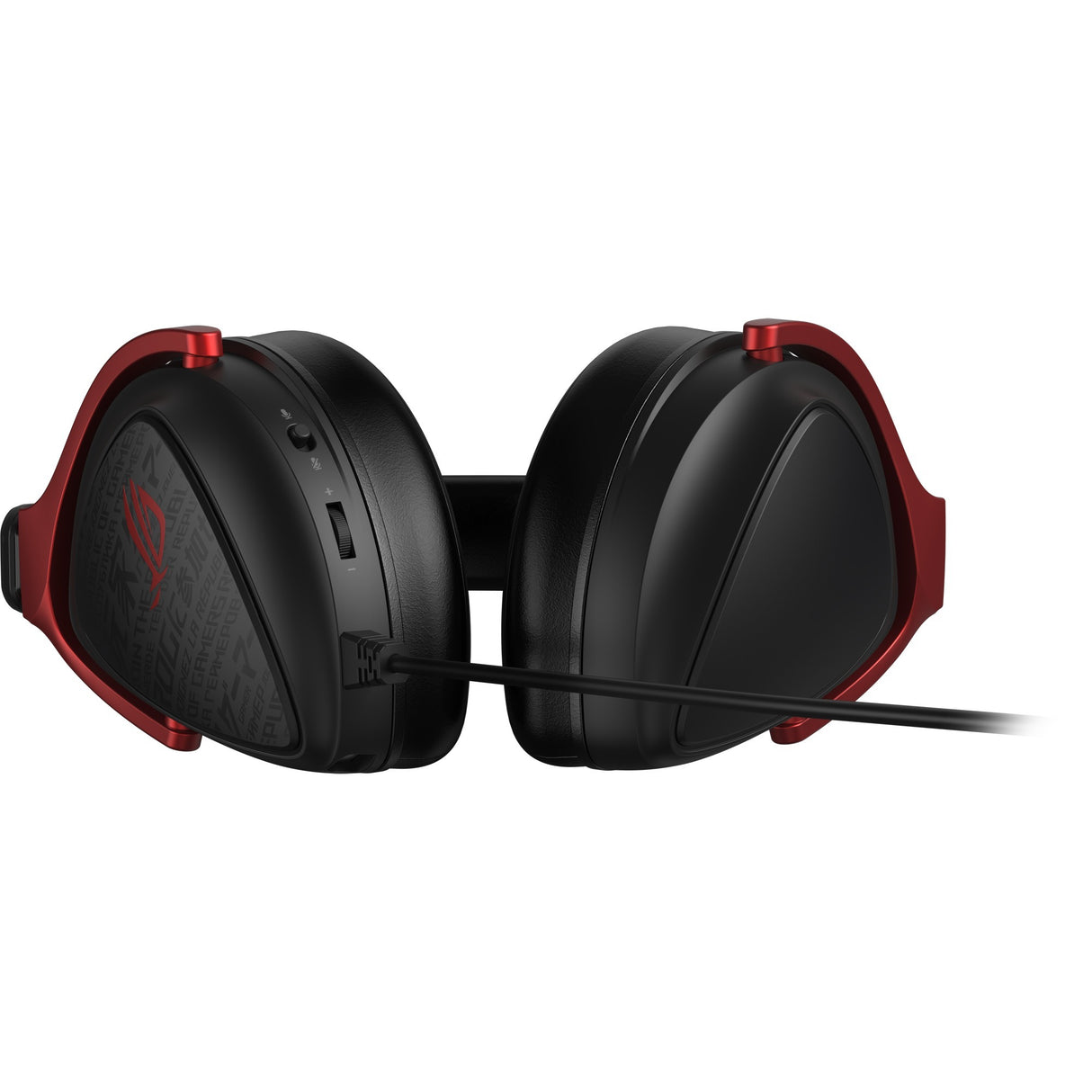 Asus rog delta s core over-ear gaming headset (zwart rood, pc, playstation 4, playstation 5, xbox one, xbox series x|s, nintendo switch)