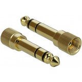 Delock stereokabel 3,5 mm 3 pin-stekker > 3,5 mm 3 pin-stekker (zwart, 0,5 meter)