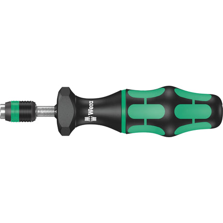 Wera serie 7400 kraftform instelbare momentschroevendraaier draaimomentsleutel (zwart groen, 1.2 tot 3.0 nm, met rapidaptor snelwisselhouder)