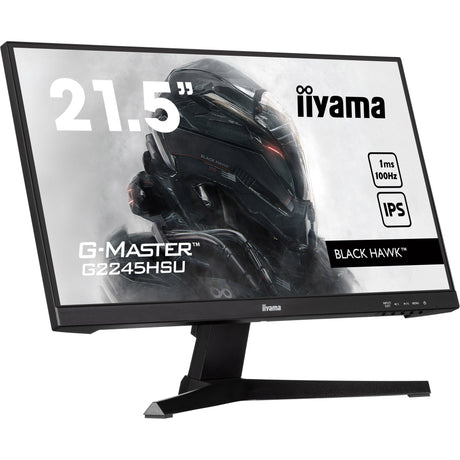 Iiyama g-master black hawk g2245hsu-b2 22 gaming monitor (zwart, 1x displayport, 1x hdmi, 2x usb-a)