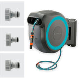Gardena wandslangenbox rollup xl slanghaspel (grijs turquoise, 18630-20, 35 meter)