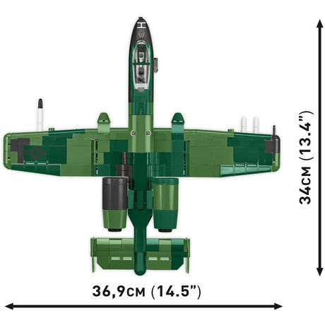 Cobi armed forces - a-10 thunderbolt ii warthog constructiespeelgoed (schaal 1:48)