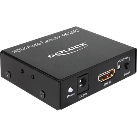 Delock hdmi audio extractor 4k adapter (zwart)