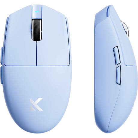 Mchose g3 v2 wireless gaming mouse (lichtblauw, tot 12.000 dpi, 2.4 ghz usb-c bluetooth)