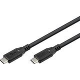 Goobay usb-c 4.0 > usb-c kabel (zwart, 1,5 meter)