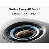 Eufy eufycam s330 (eufycam 3) add-on camera (wit, geïntegreerd zonnepaneel)