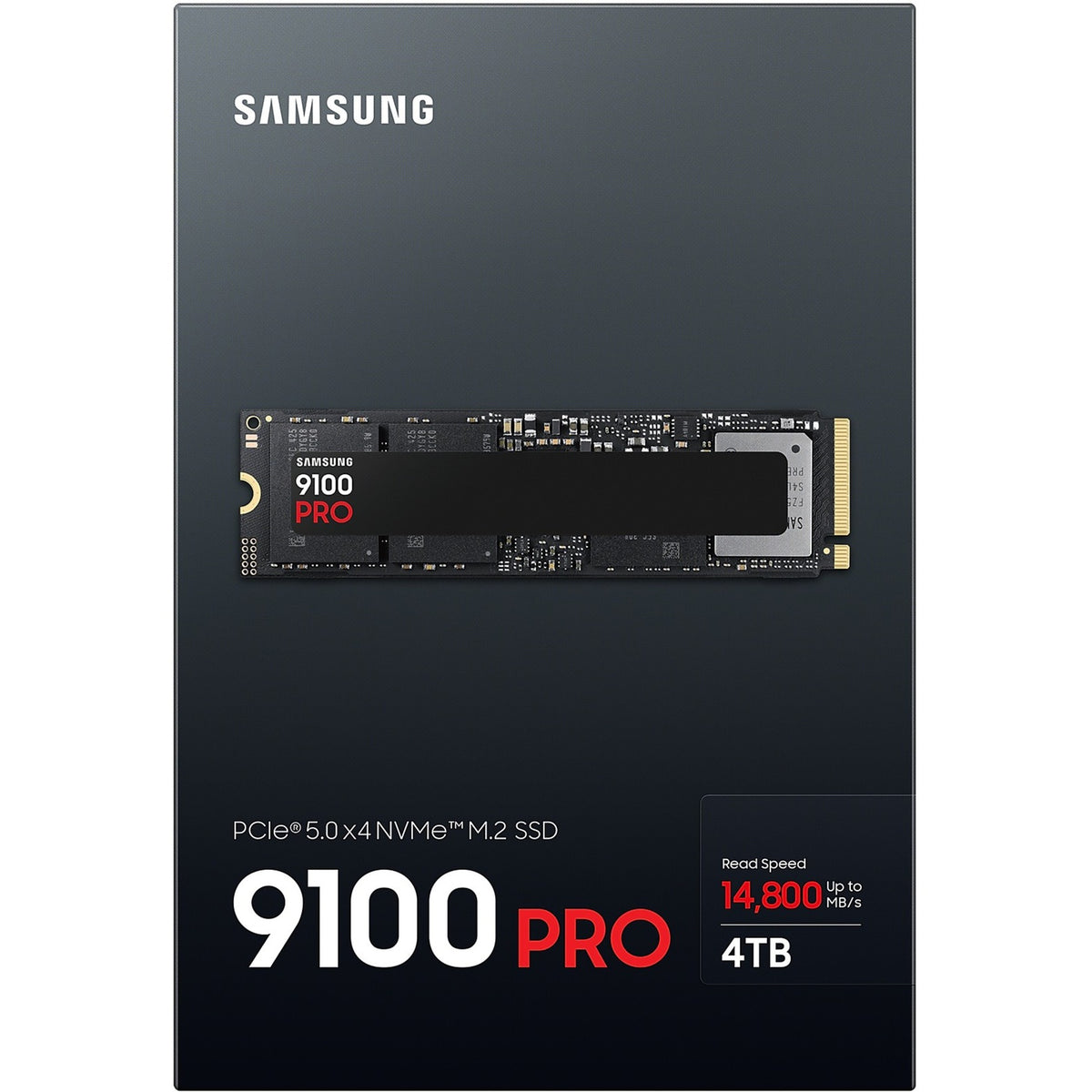 Samsung 9100 pro 4 tb ssd (mz-vap4t0bw, pcie gen 5.0 x4, nvme 2.0)