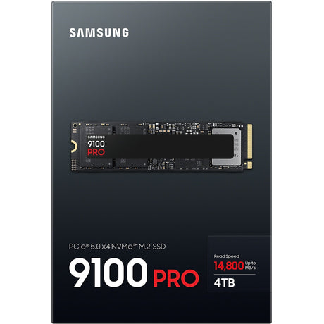 Samsung 9100 pro 4 tb ssd (mz-vap4t0bw, pcie gen 5.0 x4, nvme 2.0)