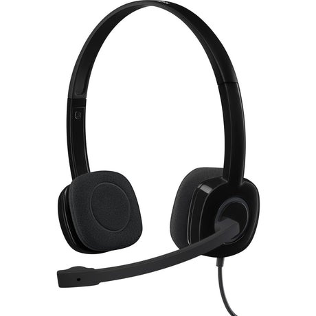 Logitech stereo headset h151 on-ear (zwart)