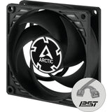 Arctic p8 pwm pst case fan (zwart, 80 x 80 x 25 mm)