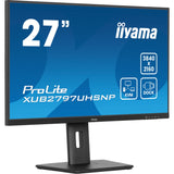 Iiyama prolite xub2797uhsnp-b1 27 4k uhd monitor (zwart, hdmi, displayport, 4x usb-a, usb-c, rj-45)