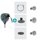 Gardena patio slangbox rollup slanghaspel (grijs turquoise, 20 meter, incl. reinigingsspuit)
