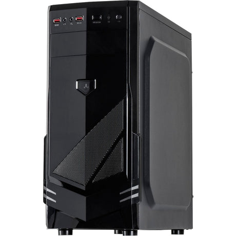 Inter-tech b-30 midi tower behuizing (zwart | 2x usb-a)