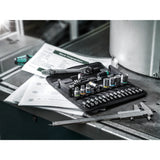 Wera 8100 sa 7 zyklop metal-ratelset doorsteekvierkant 1 4 gereedschapsset (28-delig)