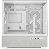Sharkoon mk7 argb mini tower behuizing (wit | 2x usb-a | 1x usb-c | rgb | tempered glass)