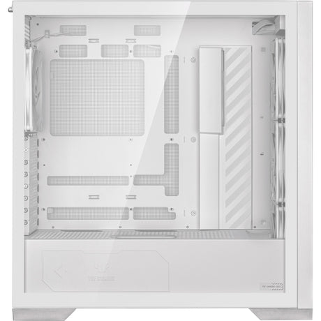 Asus tuf gaming gt302 argb midi tower behuizing (wit | 2x usb-a | 1x usb-c | rgb | tempered glass)