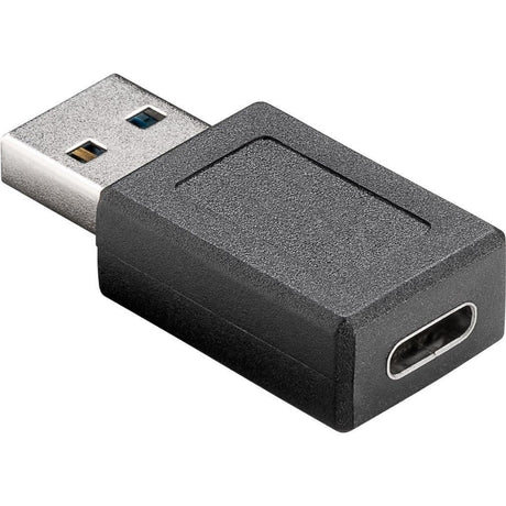 Goobay usb-a naar usb-c adapter (zwart)