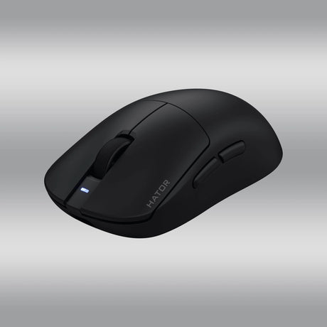 Hator quasar 3 ultima 8k wireless gaming muis (zwart, 400 - 30.000 dpi, 2.4ghz bluetooth 5.1 usb)