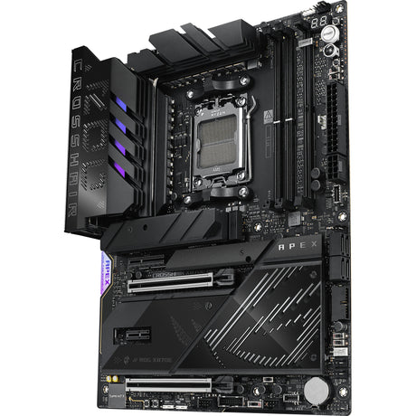 Asus rog crosshair x870e apex socket am5 moederbord (raid, 5gb-lan, wi-fi 7, bt, sound, atx)
