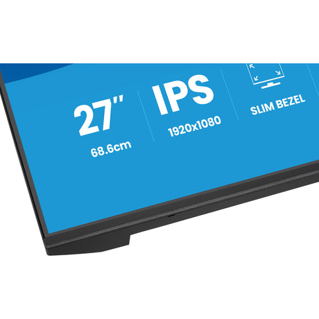Iiyama prolite x2791hs-b1 27 monitor (zwart (mat), 1x displayport, 1x hdmi, 120 hz)