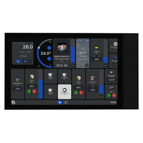 Shelly wall display xl bedieningspaneel (zwart, touchscreen, wi-fi 6, bluetooth 5.4)